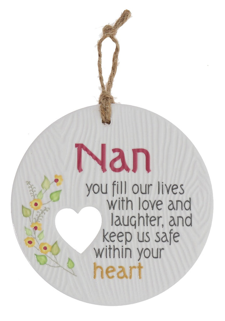Piece of my Heart - Nan Plaque