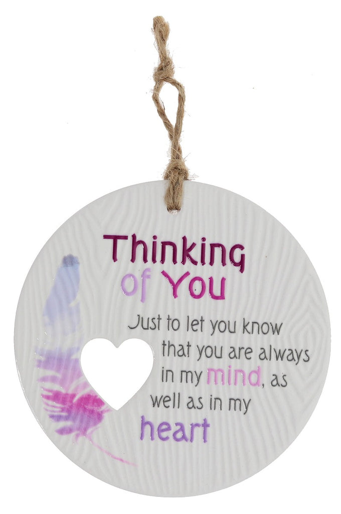 Piece of my Heart - Thinking of You Plaque