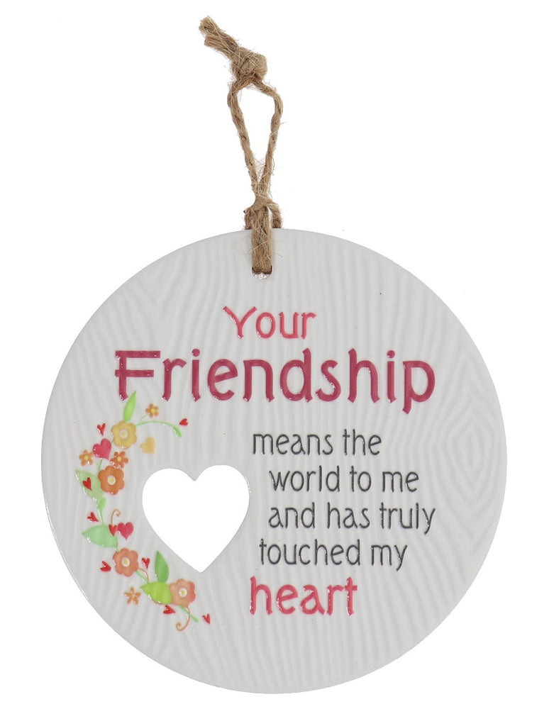 Piece of my Heart - Friendship Plaque