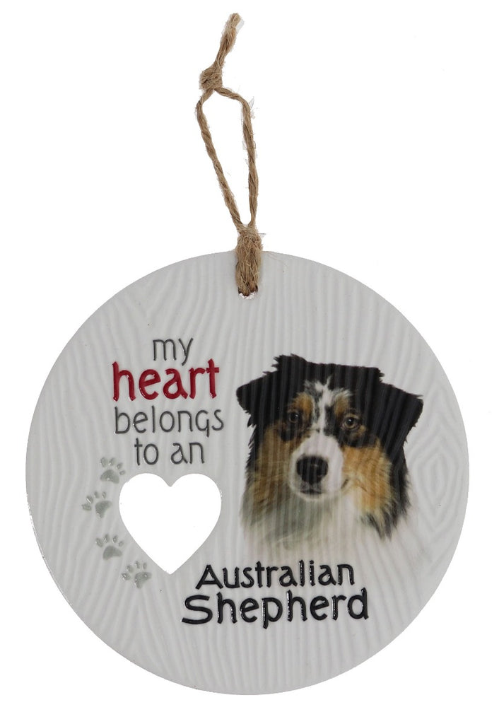 Piece of my Heart - Aust Shepard Plaque