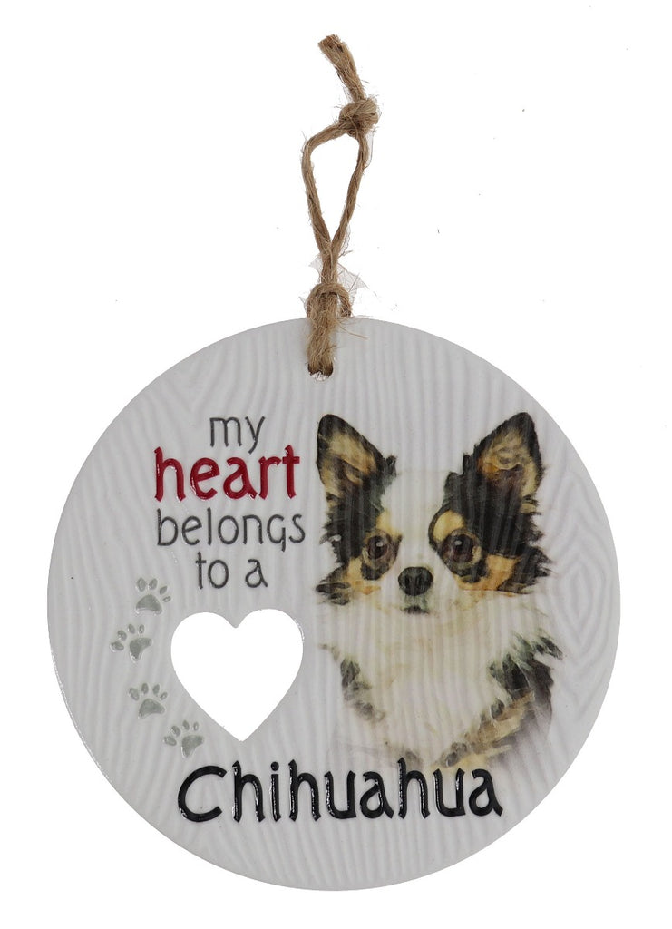 Piece of my Heart - Chihuahua (Long) Plaque