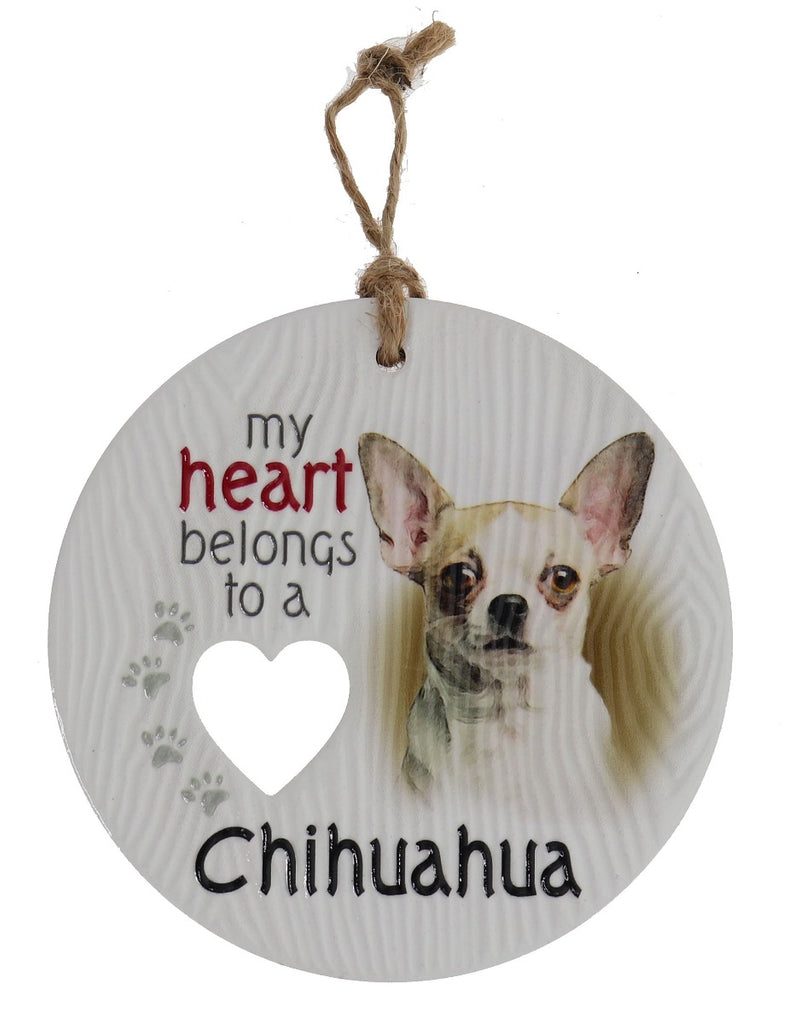 Piece of my Heart - Chihuahua (Short) Plaque