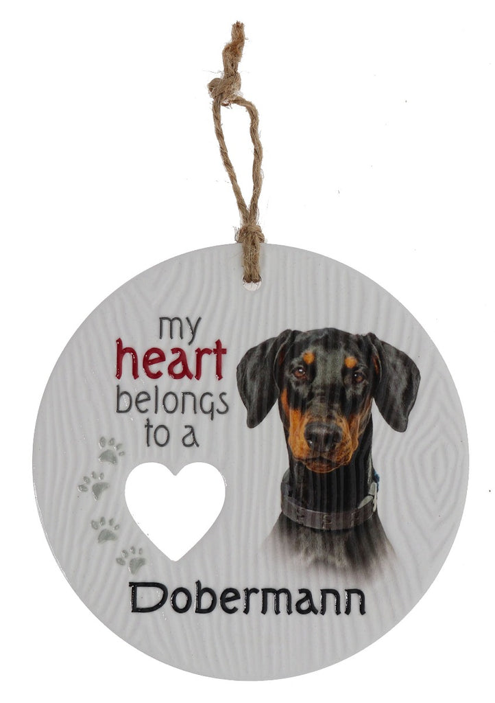 Piece of my Heart - Dobermann Plaque