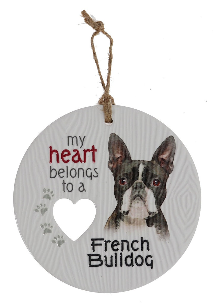 Piece of my Heart - French Bulldog Plaque