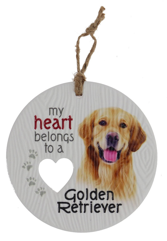 Piece of my Heart - Golden Retriever Plaque