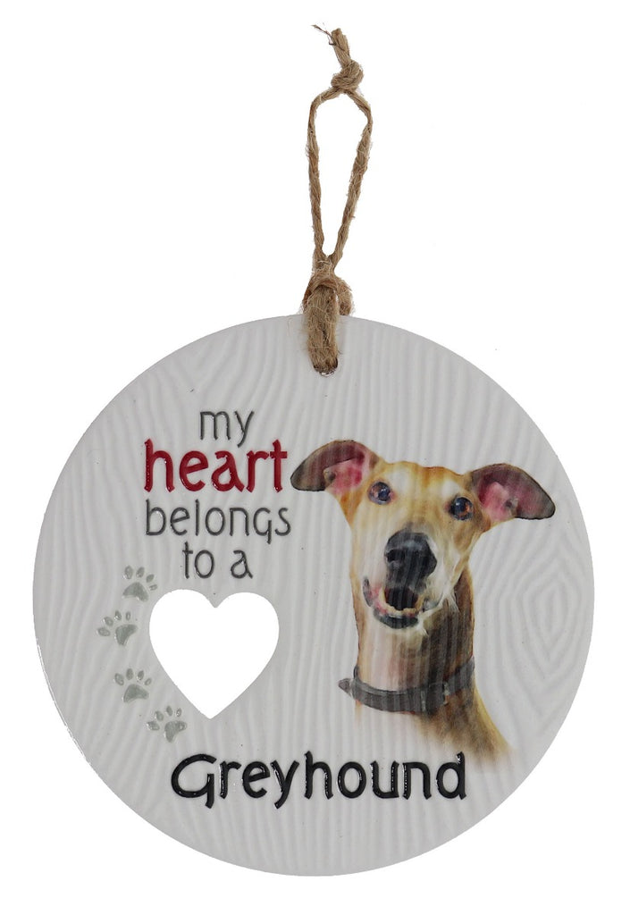 Piece of my Heart - Greyhound Plaque