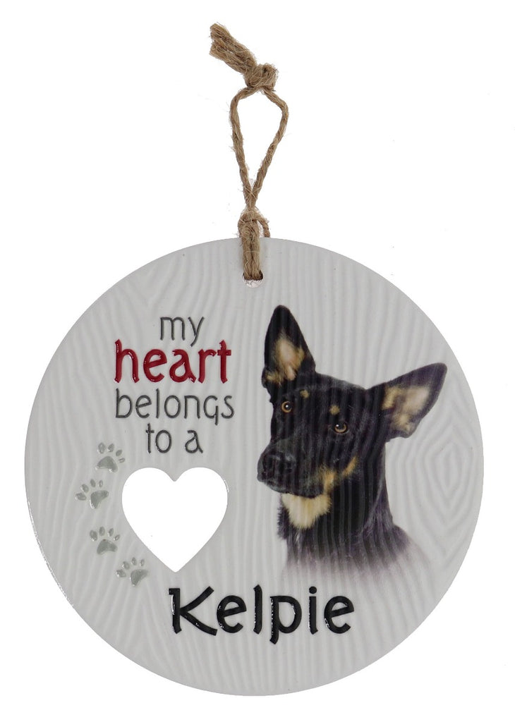 Piece of my Heart - Kelpie Plaque