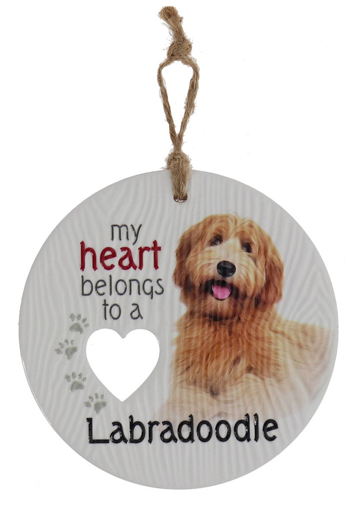 Piece of my Heart - Labradoodle Plaque