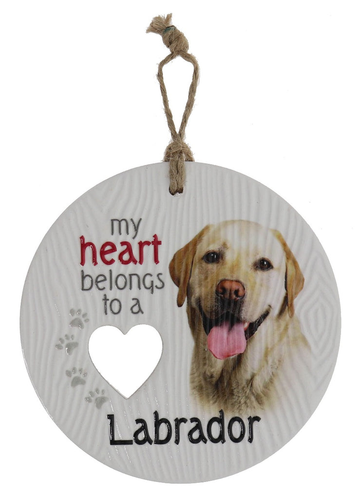 Piece of my Heart - Labrador (Golden) Plaque