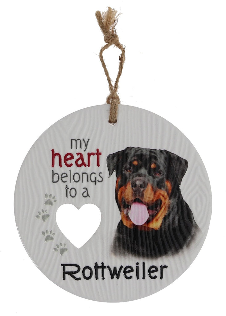 Piece of my Heart - Rottweiler Plaque