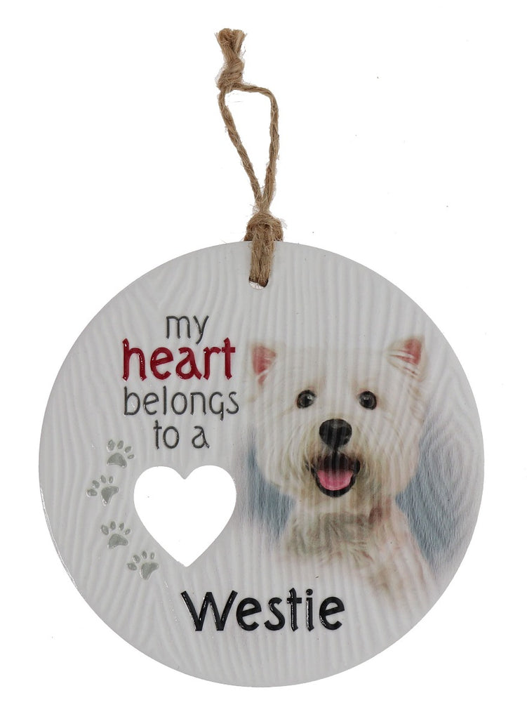 Piece of my Heart - Westie Plaque