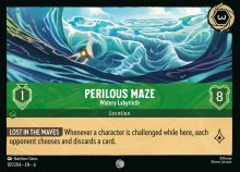 Lorcana Azurite Sea - Perilous Maze - Watery Labyrinth - #101/204 - Common