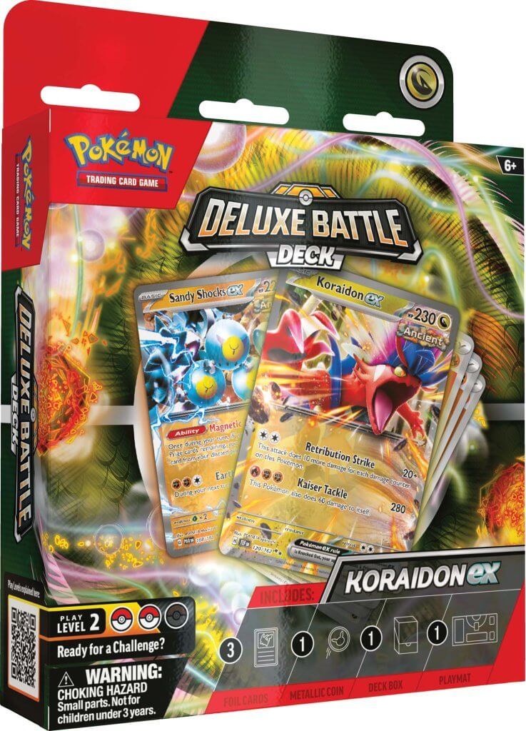 Pokemon TCG | Koraidon ex / Miraidon ex | Deluxe Battle Deck (Limit 1 Per Person)
