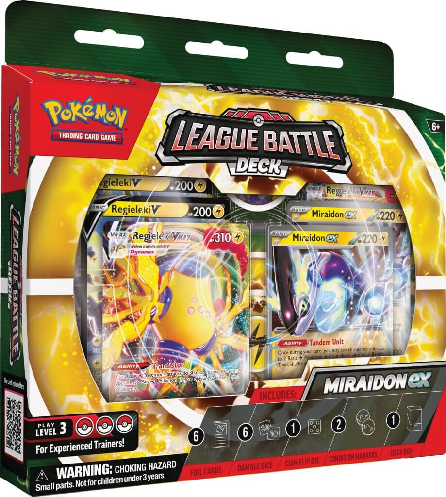 Pokemon TCG | Miraidon ex | League Battle Deck (Limit 1 Per Person)