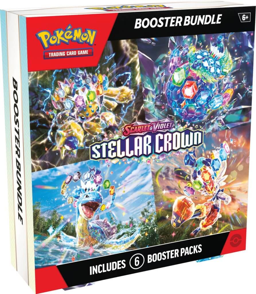 Pokemon TCG - Stellar Crown - Booster Bundle (6 Booster Packs)