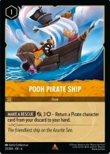 Lorcana Azurite Sea - Pooh Pirate Ship - #32/204 - Rare