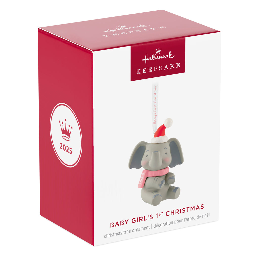 Baby Girl's 1st Christmas | Hallmark Keepsake Ornament 2025