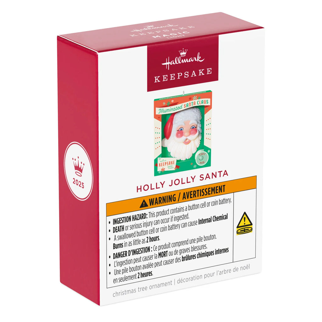 Holly Jolly Santa | Hallmark Keepsake Christmas Ornament 2025