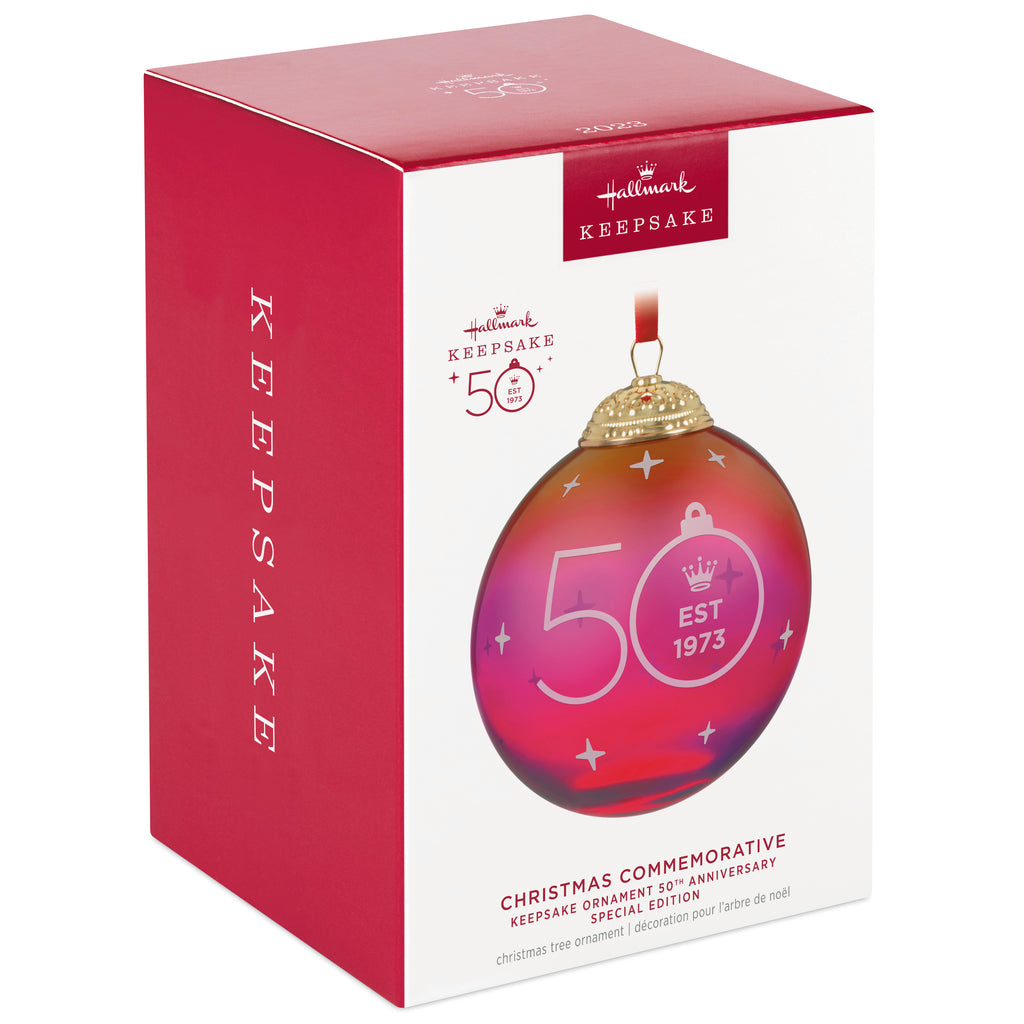2023 Hallmark Keepsake Christmas Ornaments. 50th Anniversary special edition.