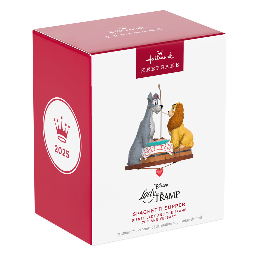 Lady & The Tramp 70th Anniversary | Hallmark Keepsake Christmas Ornament 2025