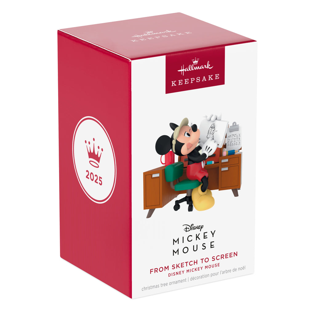 From Sketch to Screen | Disney Mickey Mouse | Hallmark Keepsake Ornament 2025