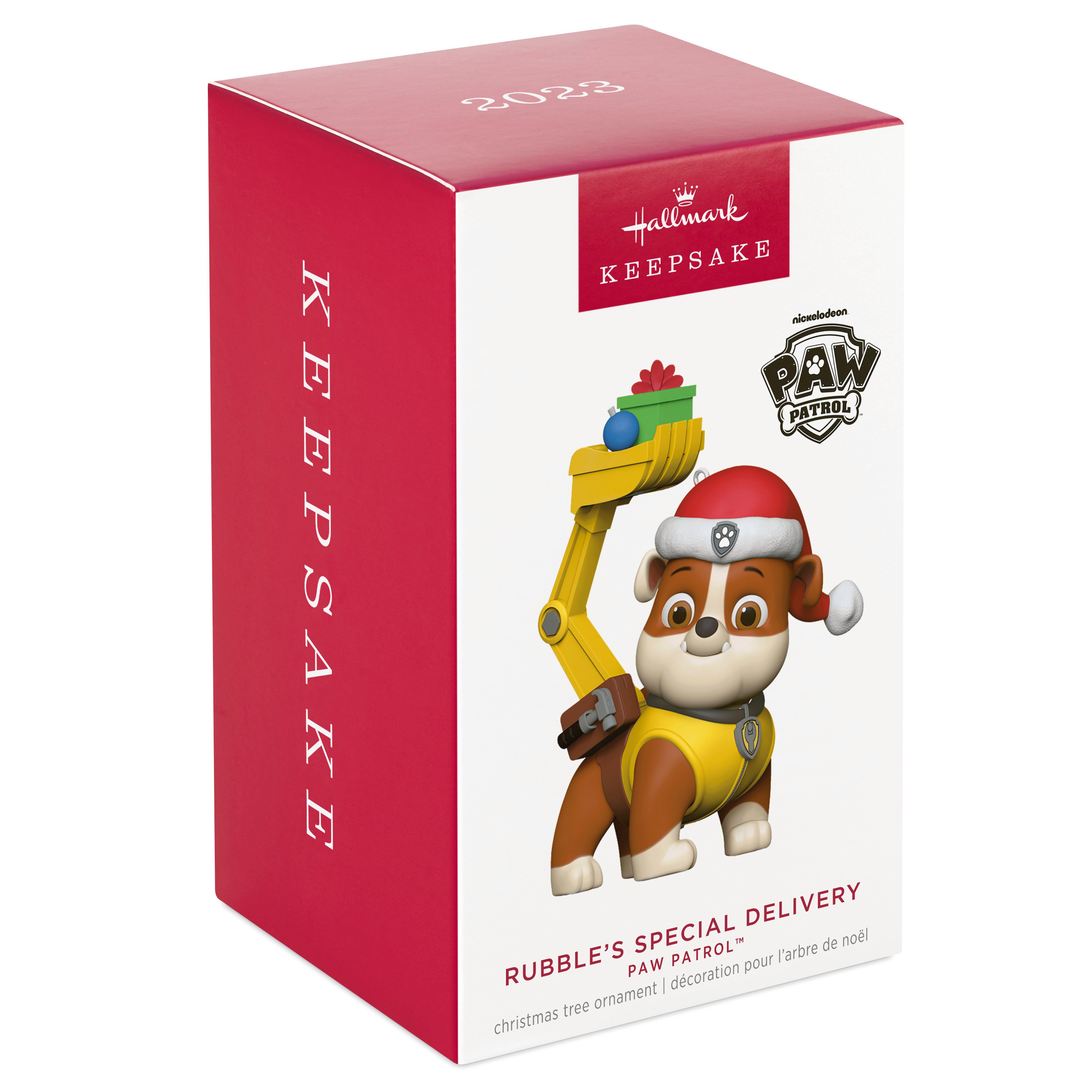 2023 Hallmark Keepsake Christmas Ornament Paw Patrol Rubble s