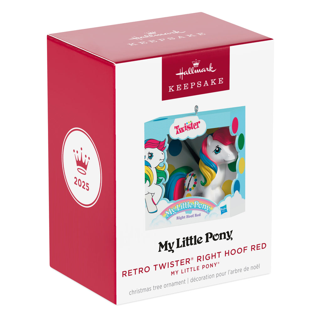 Retro Twister, Right Hoof Red | My Little Pony | HAllmark Keepsake Ornament 2025