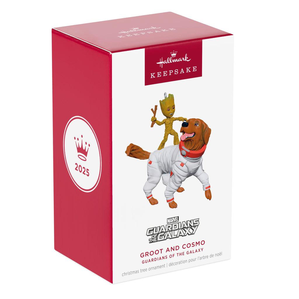 Groot & Cosmo | GotG | Hallmark Keepsake Christmas Ornament 2025