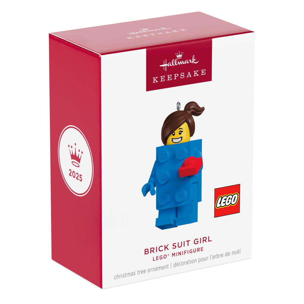 Brick Suit Girl | Lego | Hallmark Keepsake Christmas Ornament 2025