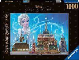 1000 Piece Ravensburger jigsaw puzzle of Disney Castles Elsa.