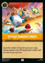 Lorcana Azurite Sea - Rescue Rangers Away! - #29/204 - Uncommon