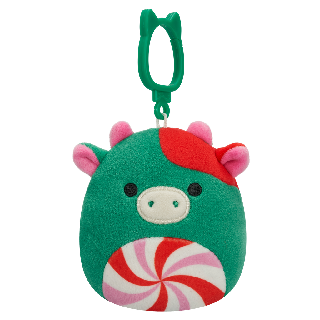 Squishmallows | Ruben Christmas | 3.5 Inch Clip On Plush