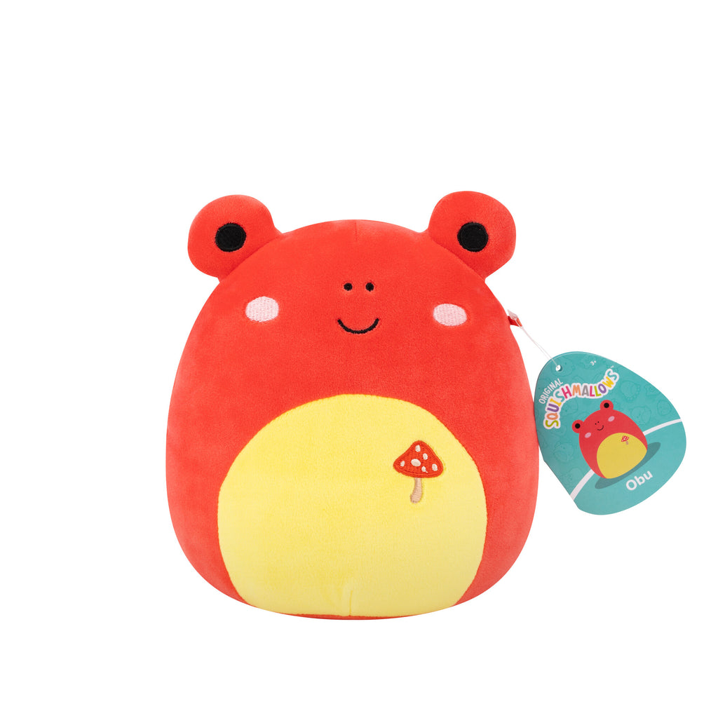 Squishmallows | Obu Red Tropical Frog | 7.5 Inch Plush