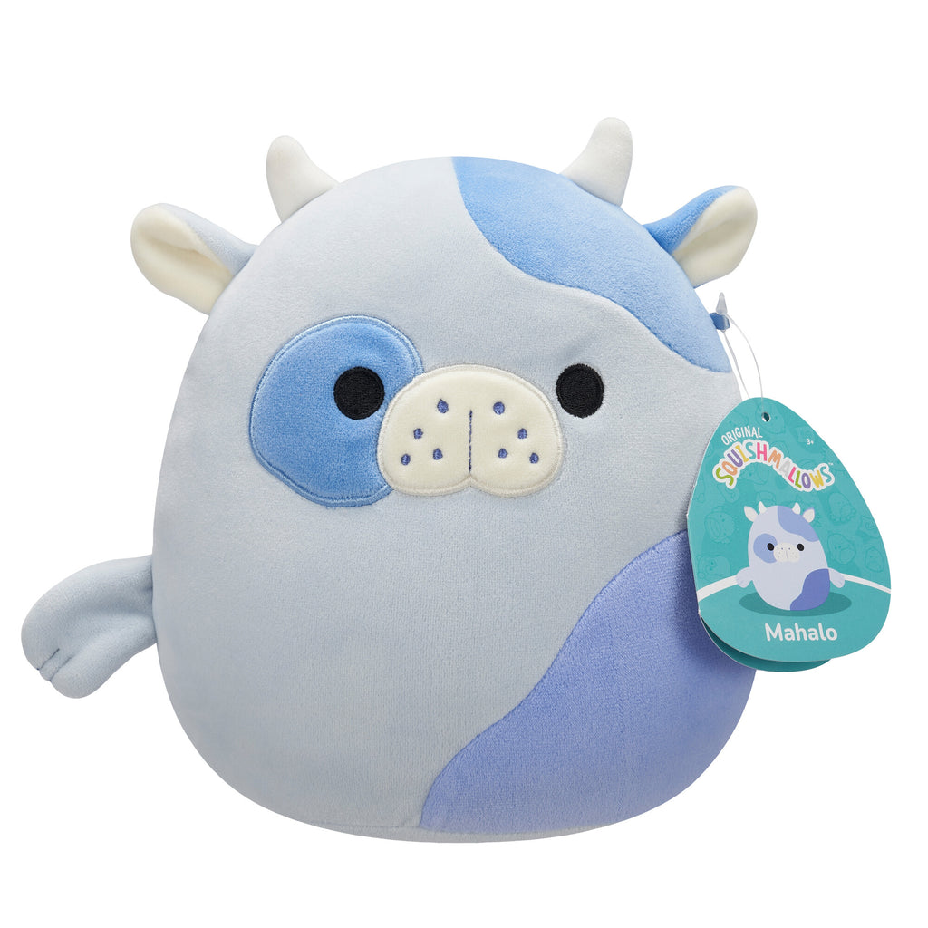 Squishmallows | Mahalo Blue Spotted Sea Cow | 7.5 Inch Plush