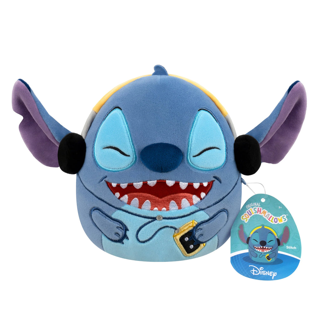 Squishmallows | Disney Stitch | Stitch with Headphones | 10 Inch Plush