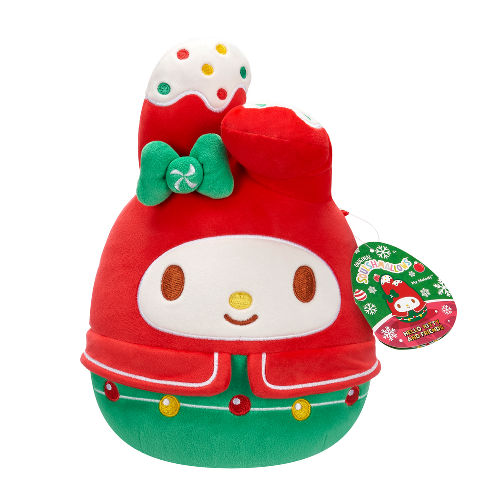 Squishmallows | Hello Kitty & Friends | My Melody | Xmas 2025 | 8 Inch Plush