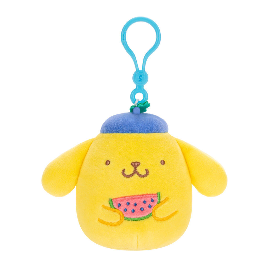 Squishmallows | Hello Kitty & Friends | 3.5 Inch Clip On | Pompompurin | Clip On