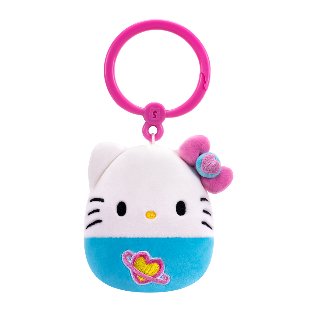 Squishmallows | Hello Kitty & Friends | Hello Kitty | 3.5 Inch Clip On Plush