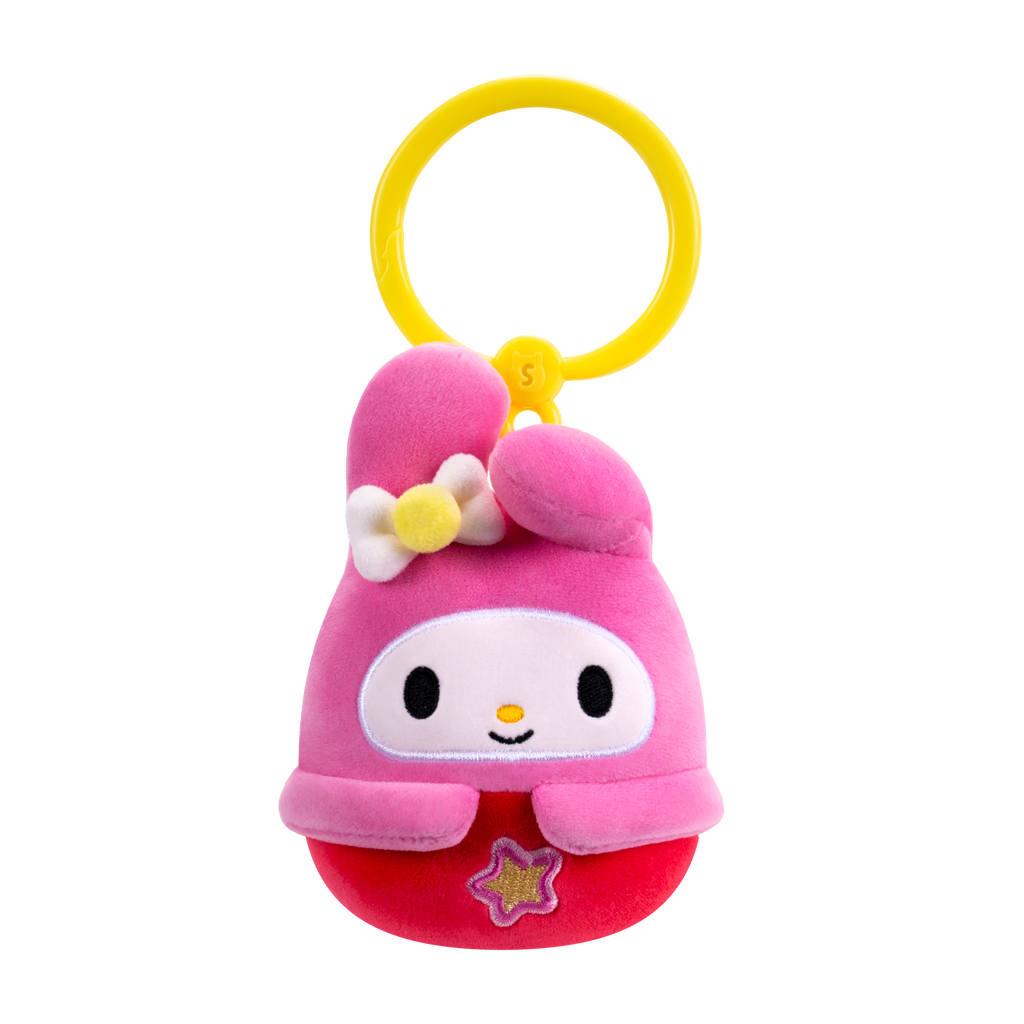 Squishmallows | Hello Kitty & Friends | My Melody | 3.5 Inch Clip On Plush