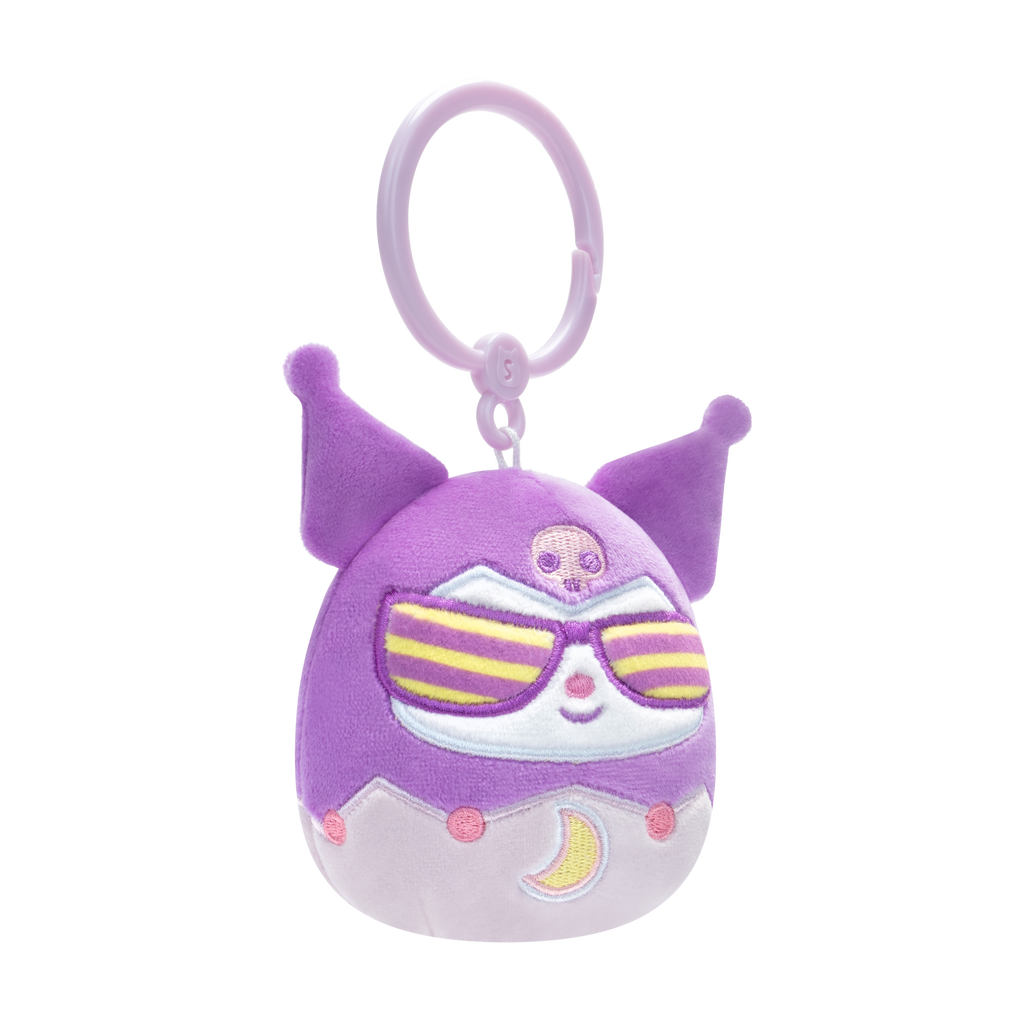 Squishmallows | Hello Kitty & Friends | Kuromi | 3.5 Inch Clip On Plush