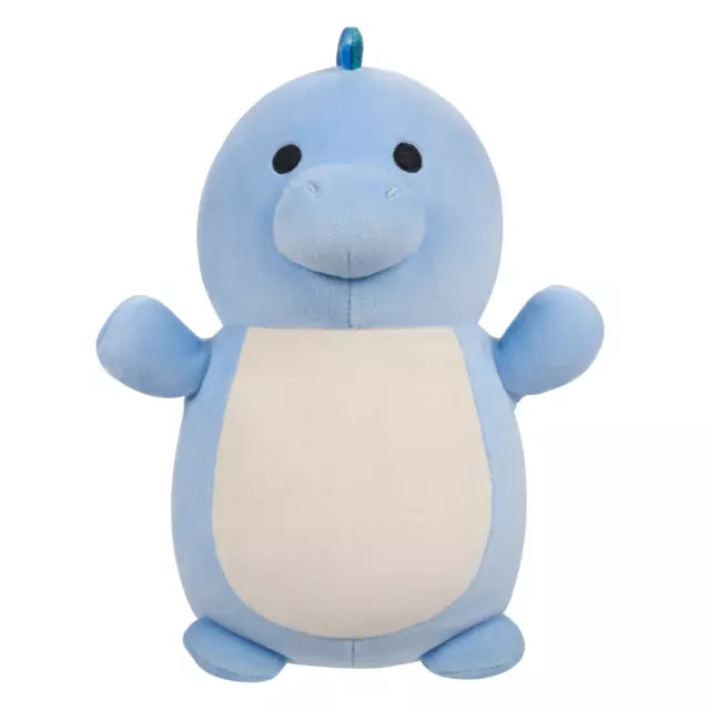 Grayson the Blue Dinosaur 14 inch Hugmees plush Squishmallow.