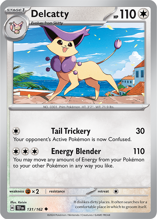 Pokemon TCG - Temporal Forces - #131 - Delcatty - Uncommon