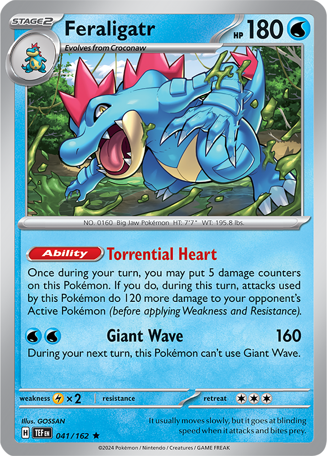 Pokemon TCG - Temporal Forces - #041 - Feraligatr