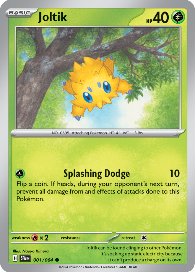 Pokemon TCG - Shrouded Fable - #001/064 - Joltik - Common