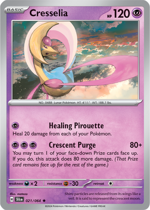 Pokemon TCG - Shrouded Fable - #021/064 - Cresselia - Rare