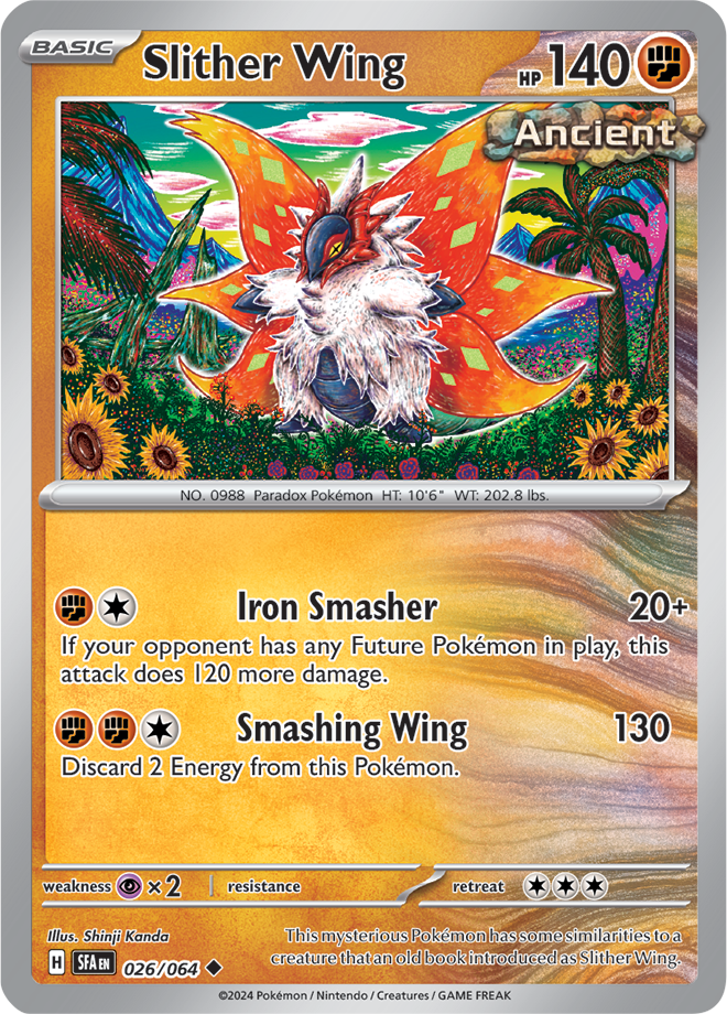 Pokemon TCG - Shrouded Fable - #026/064 - Slither Wing - Uncommon