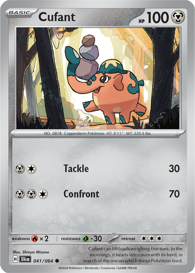 Pokemon TCG - Shrouded Fable - #041/064 - Cufant - Common