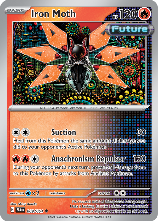 Pokemon TCG - Shrouded Fable - #009/064 - Iron Moth - Uncommon