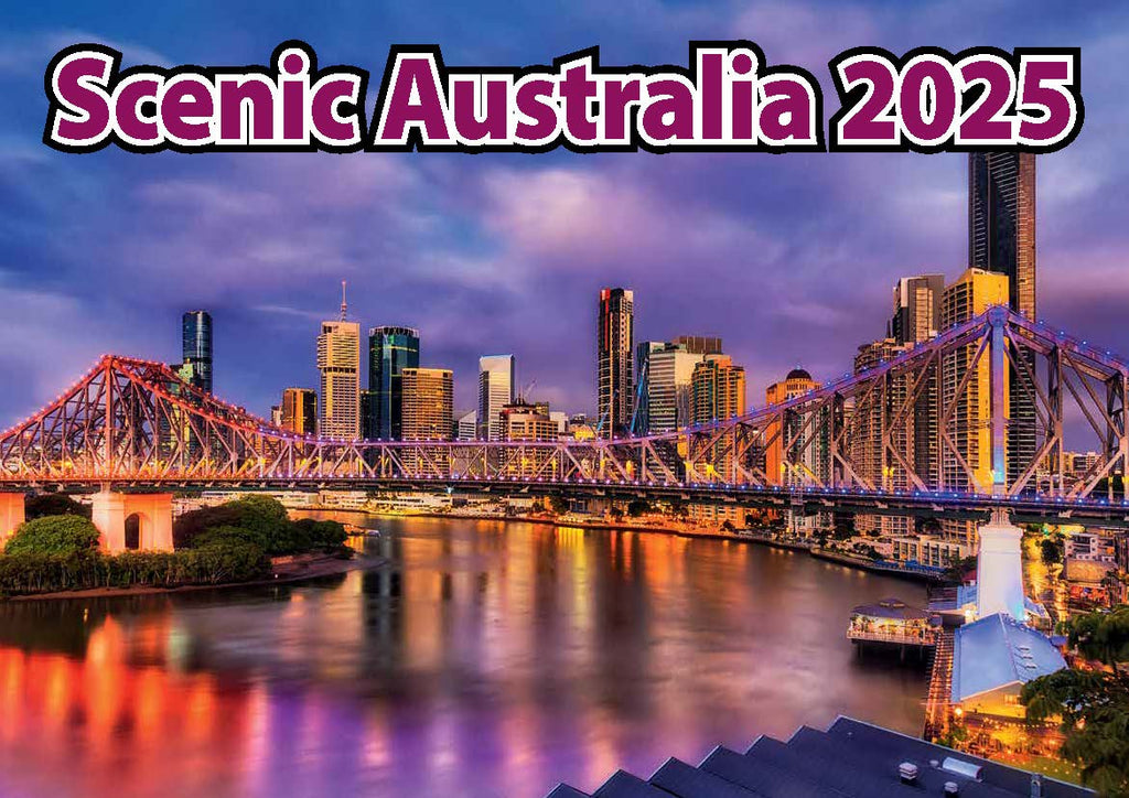 Scenic Australia 2025 A4 Calendar.