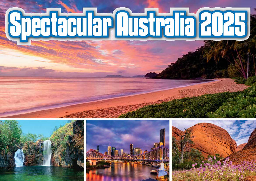 Spectacular Australia 2025 A4 Calendar.